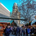 Christmas market stalls